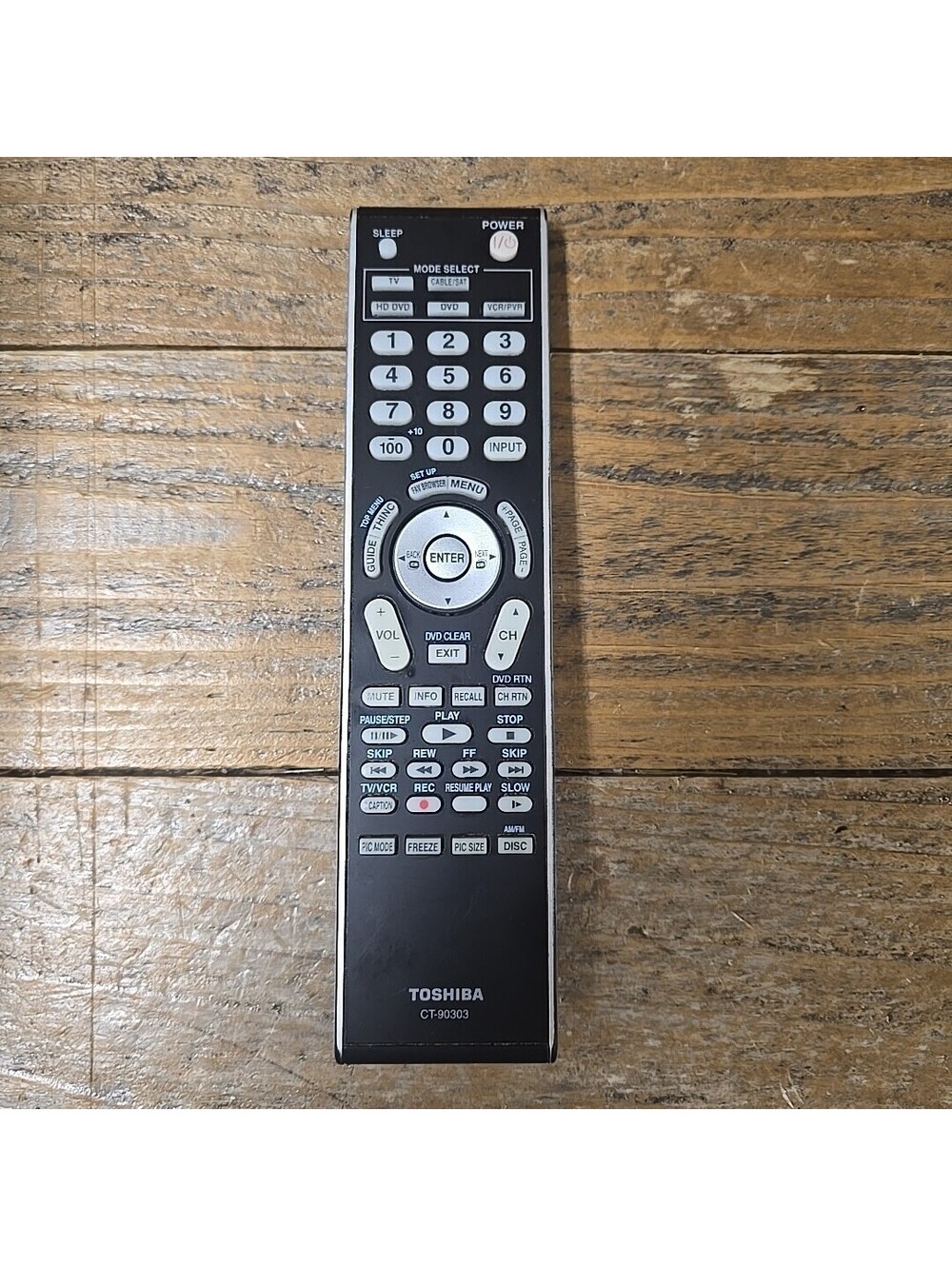 Toshiba Remote Control CT 90303 For 40XF550U 46XF550U 42XV540U 52XV540U 52XF550U